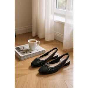 Paul Mayer Attitudes Quilted Cap Toe Slingback NIB (New)